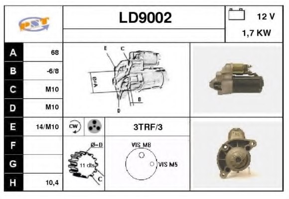 SNRA LD9002 Starter